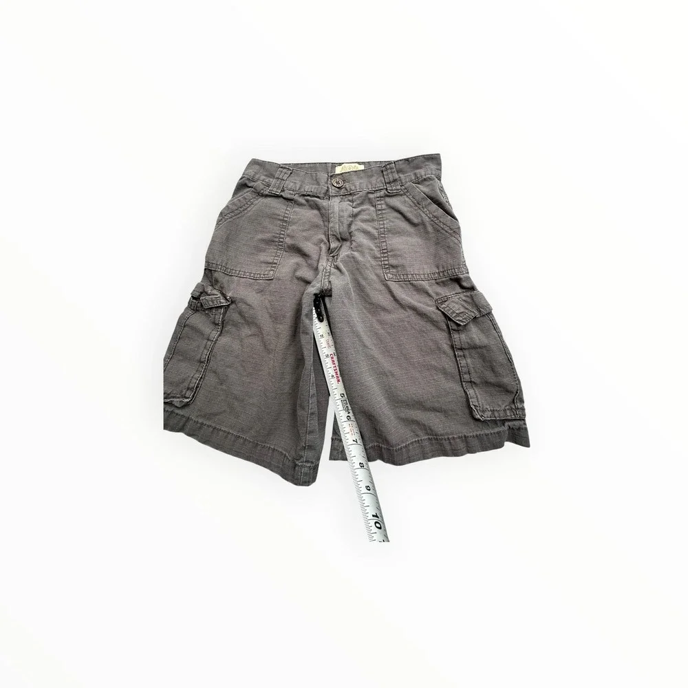 Copper Denim Cargo Shorts Boys 8 Grey 9E3275C‎ Wide Leg Utilitarian Gorpcore